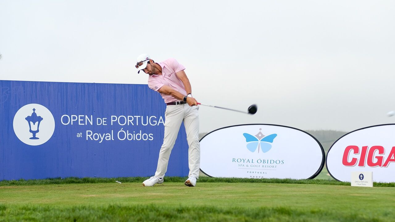 Jogador compete no Open de Portugal no Royal Óbidos Spa & Golf Resort