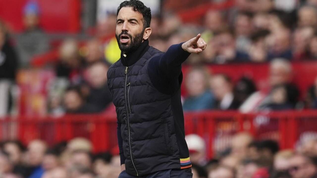 Ruben Amorim, treinador do Manchester United