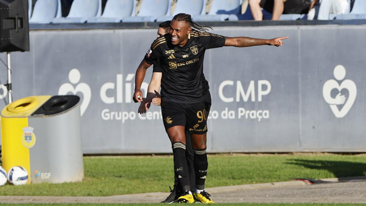 Cassiano marcou na vitória do Casa Pia em Arouca (2-0)