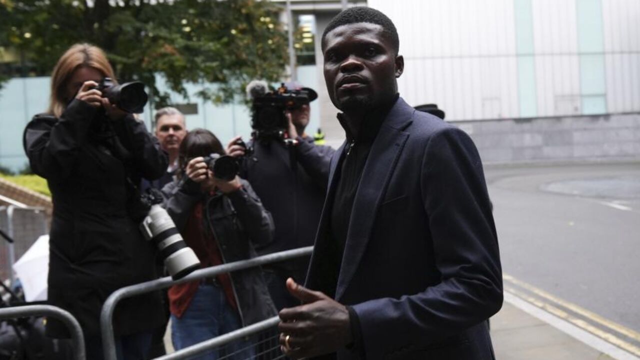 Thomas Partey em tribunal