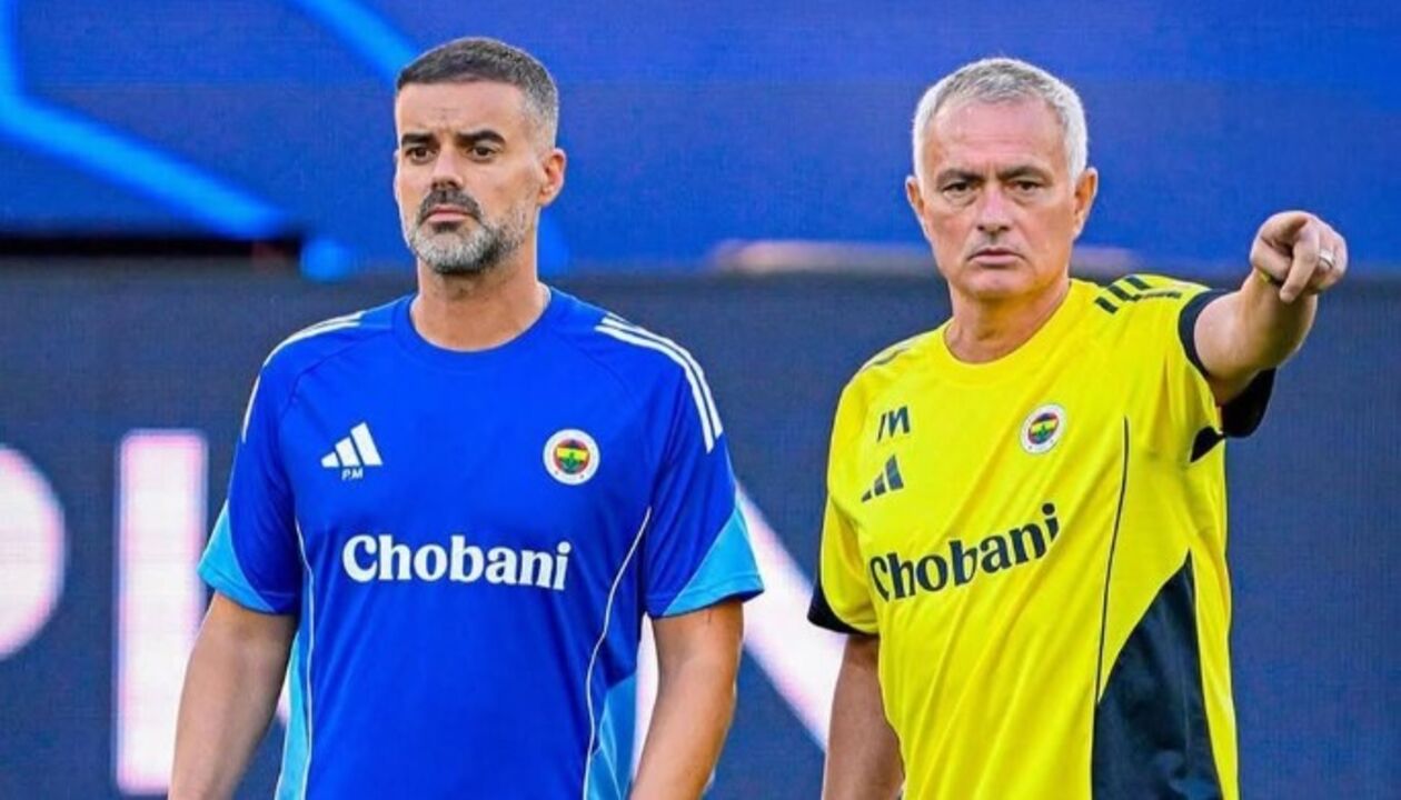 Pedro Machado com Mourinho quando estavam no Fenerbahçe