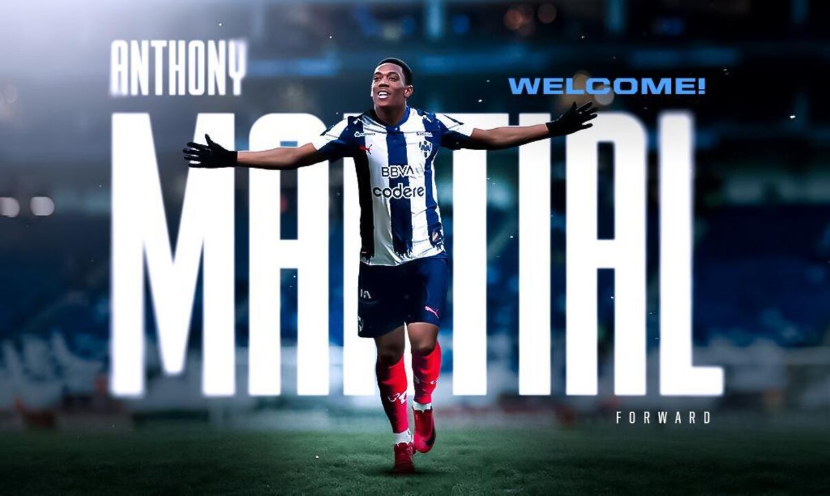 Anthony Martial joga no Monterrey