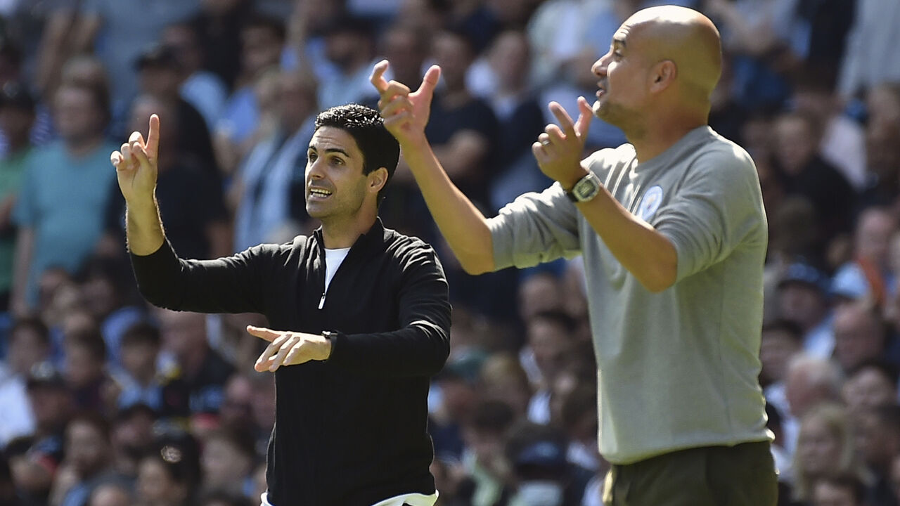 Arteta e Guardiola