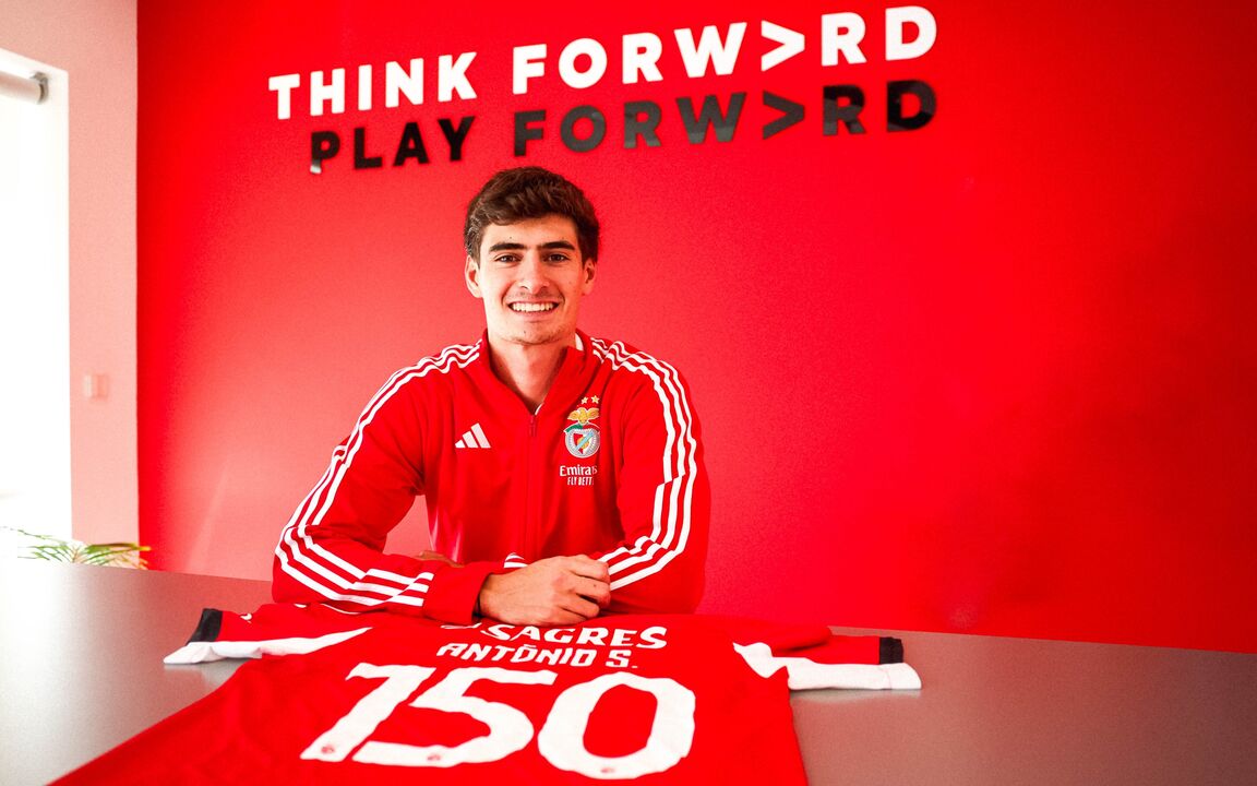 António Silva celebra 150 jogos no Benfica e recorda sonho