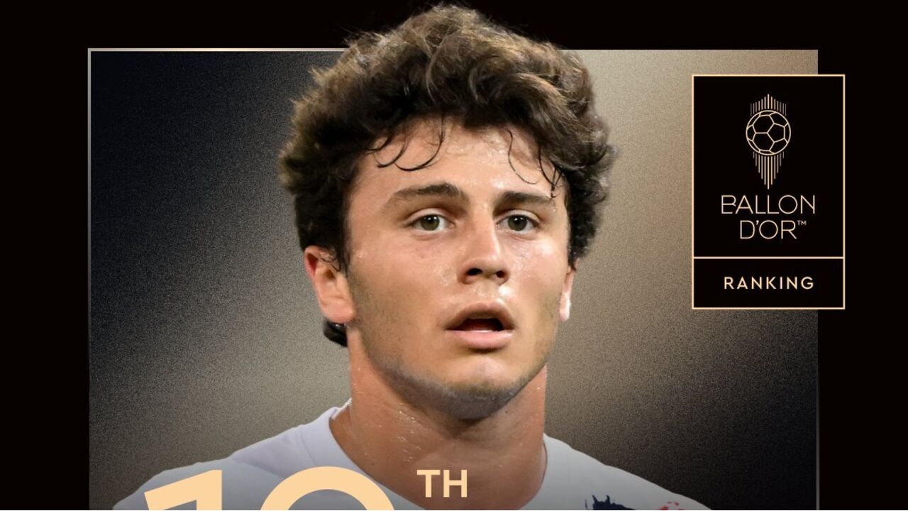 João Neves 19.º na Bola de Ouro