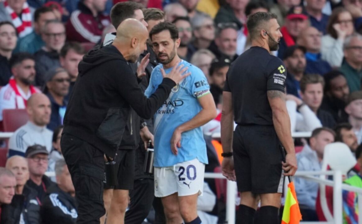 Bernardo Silva critica calendário após jogo com o Arsenal