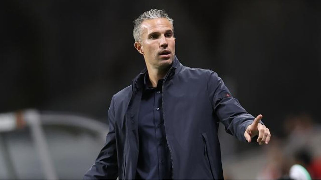 Van Persie, treinador do Feyenoord, no Municipal de Braga