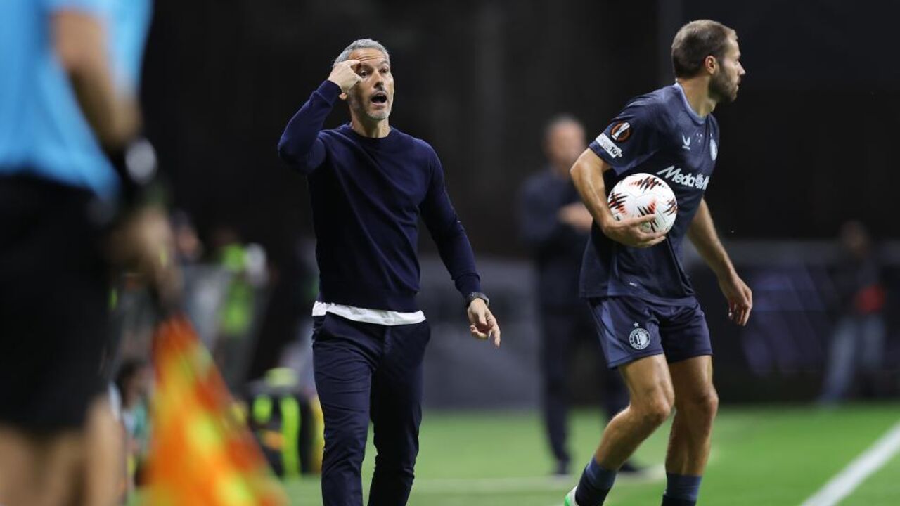 Carlos Vicens, treinador do Sp. Braga, frente ao Feyenoord