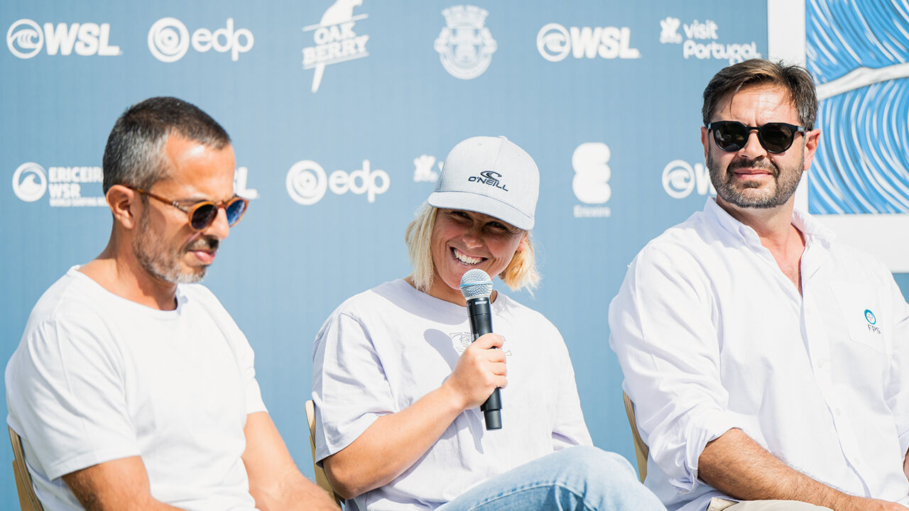 Conferência da WSL com presença de surfistas e representantes em Portugal