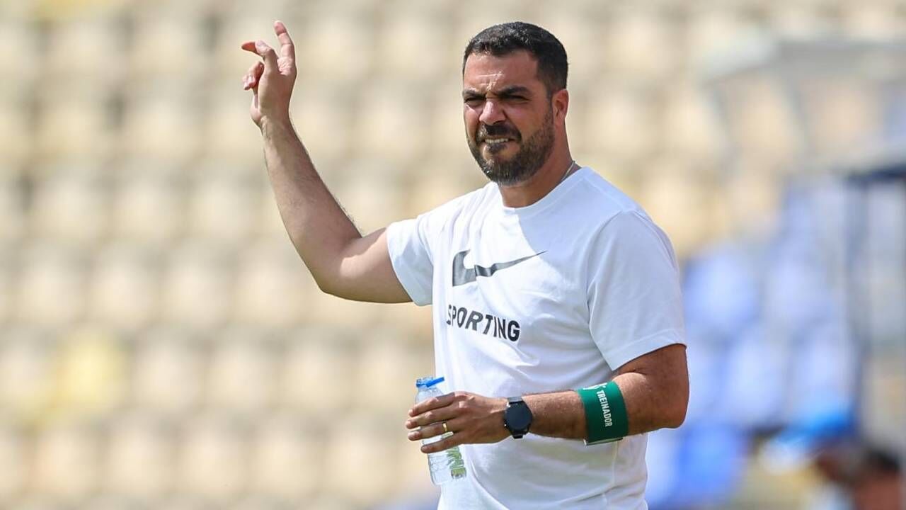 Pedro Pontes, treinador da equipa de juvenis do Sporting