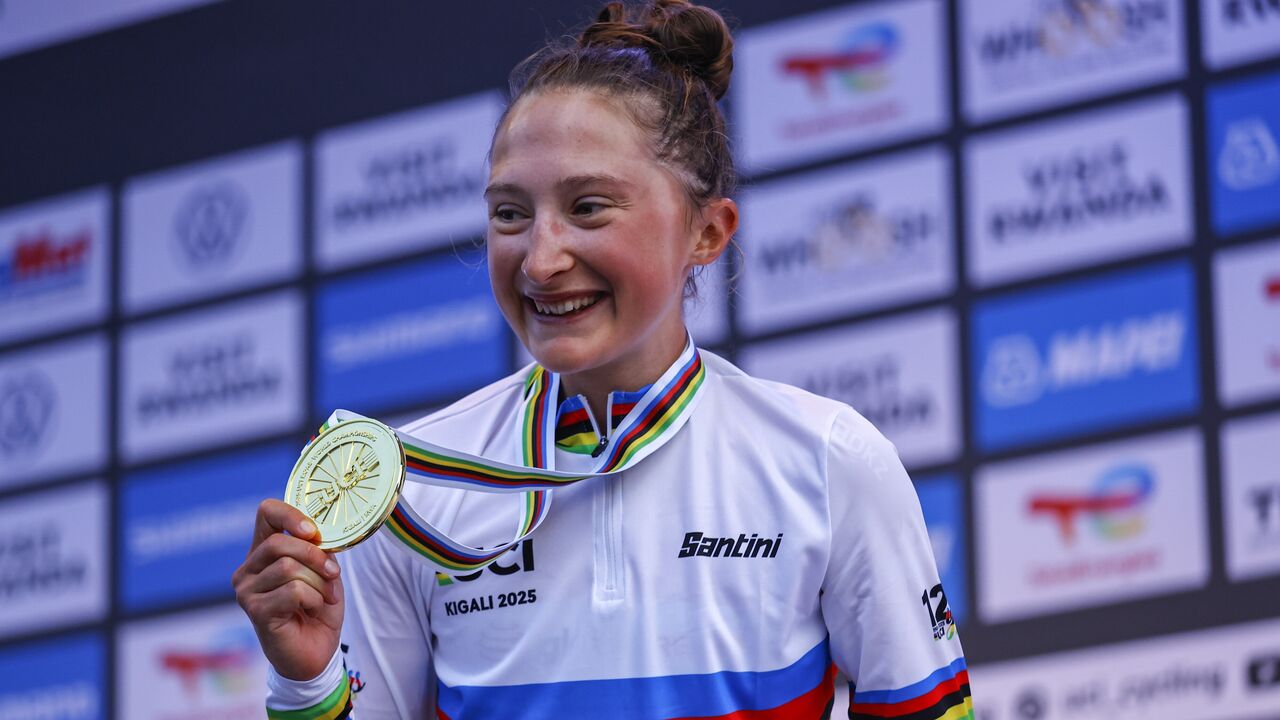 Magdeleine Vallieres, ciclista canadiana, campeã mundial de fundo em Kigali