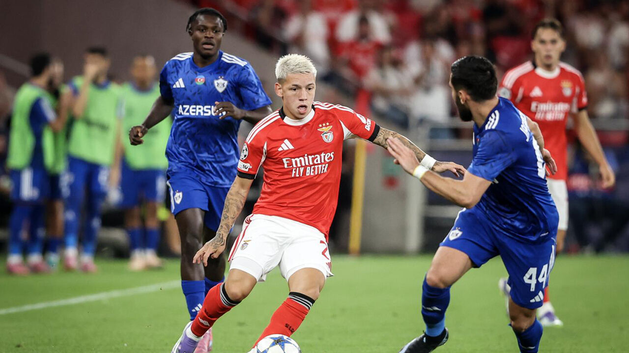 Prestianni, jogador do Benfica, disputa o Mundial Sub-20 no Chile