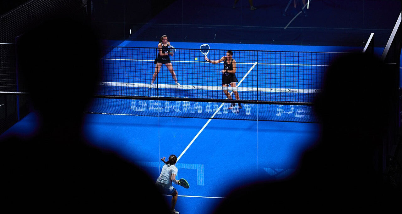 Sofia Araújo e Andrea Ustero em ação na Alemanha