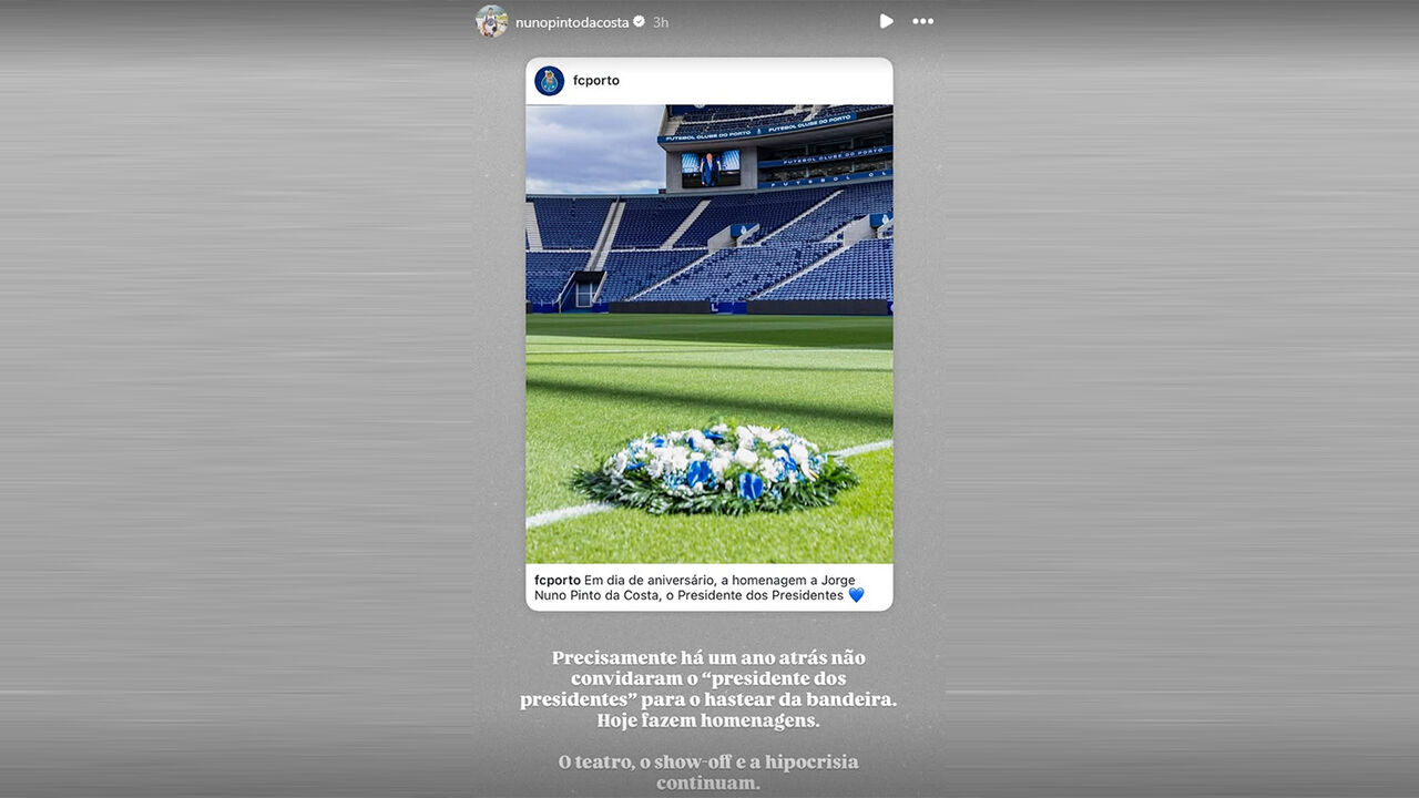 Nuno Pinto da Costa critica FC Porto