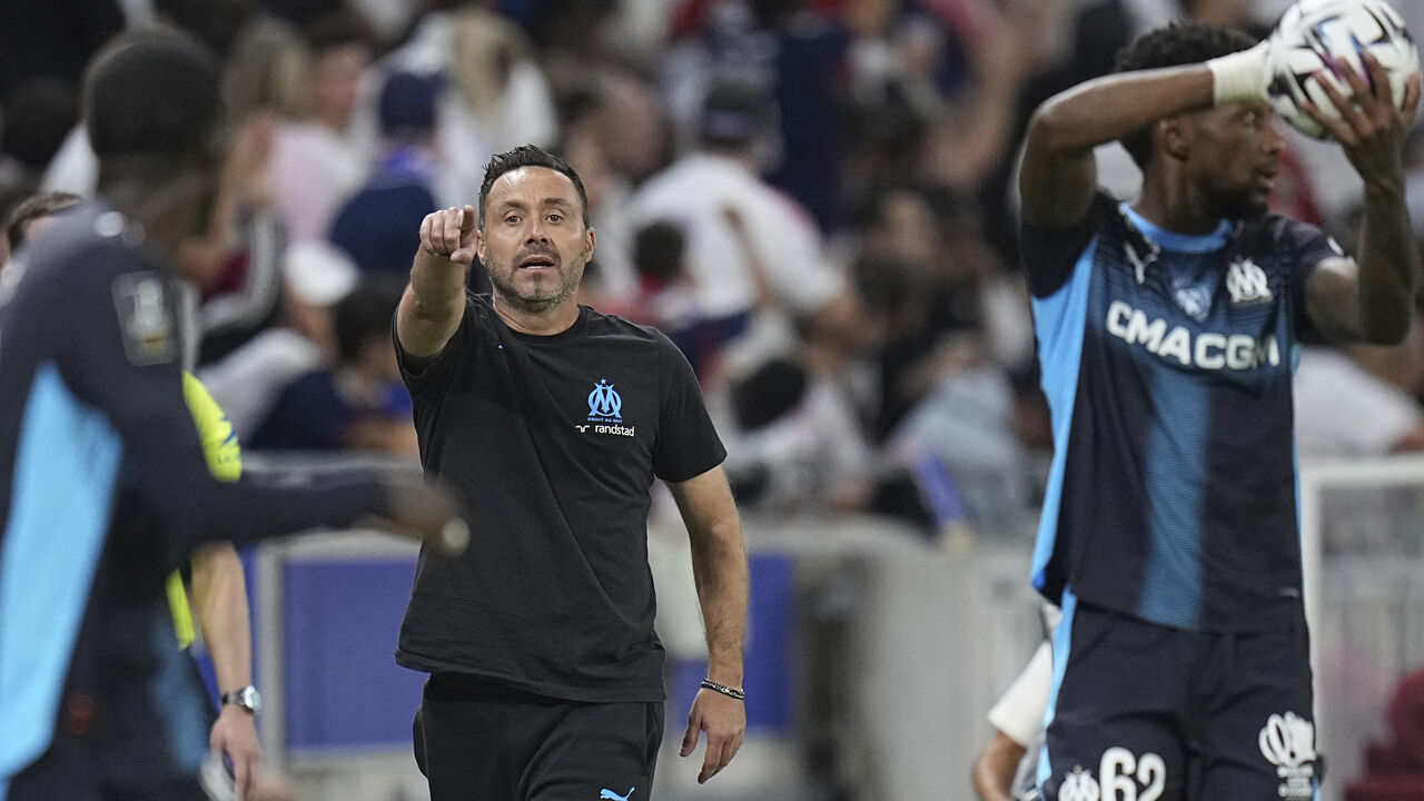 Roberto De Zerbi, treinador do Marselha