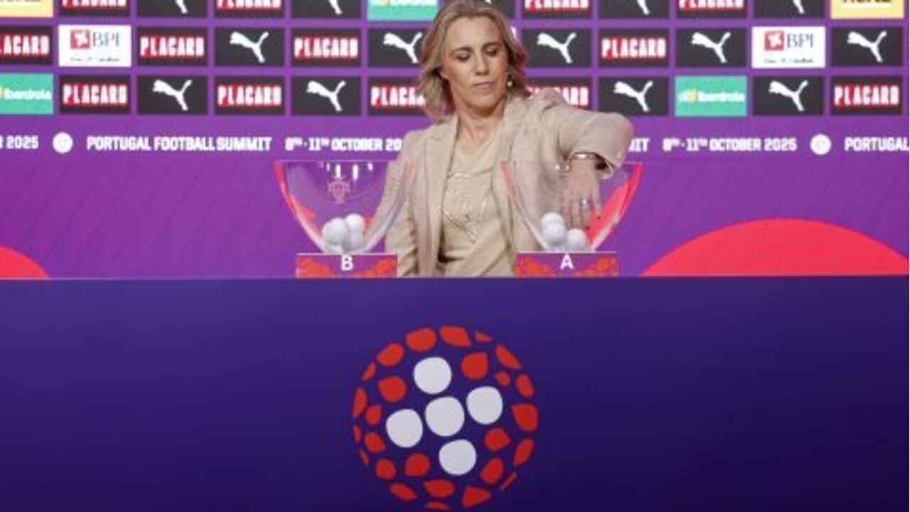 Sorteio da primeira fase da Taça da Liga de futebol feminino