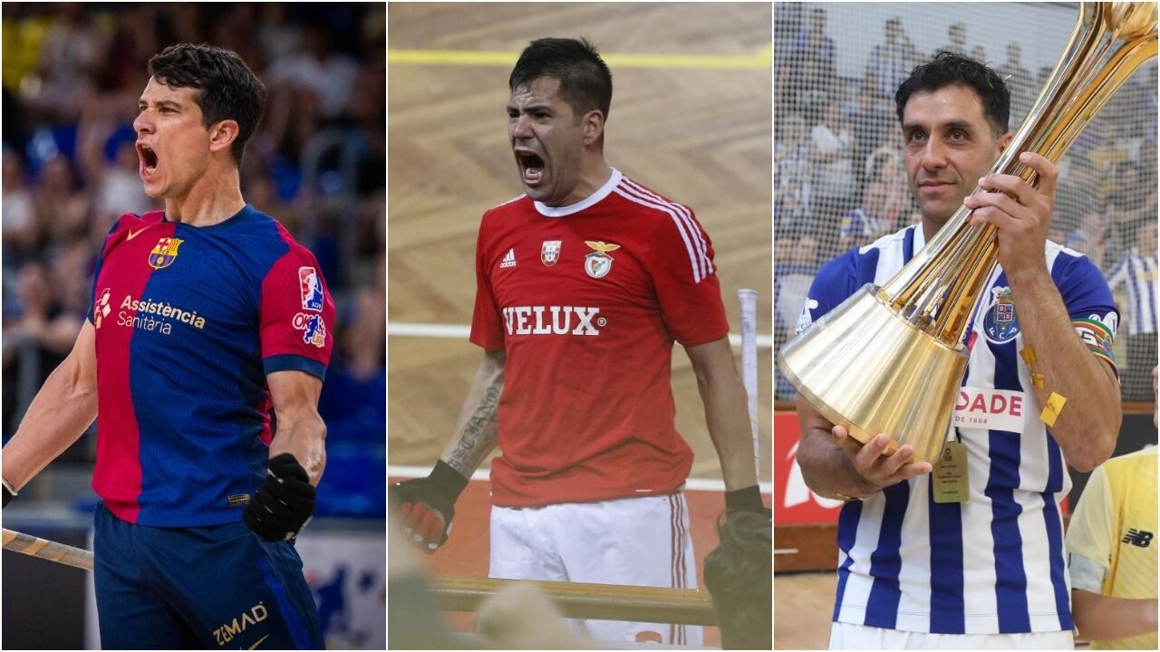 Jogadores de hóquei do Barcelona, Benfica e Porto em destaque