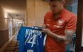 Kiwior levou uma camisola do FC Porto para a concentração da Polónia