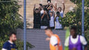 Loucura por Cristiano Ronaldo no treino da Seleção Nacional em Erevan, na Arménia 