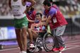 Masatora Kawano saiu numa cadeira de rodas