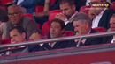Rui Costa nem queria acreditar no que estava a ver: a reação do presidente do Benfica após o 3.º golo do Qarabag