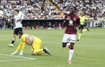Karamoh celebrou um golo pelo Torino contra o Spezia na Serie A