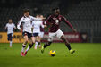 Karamoh, jogador do Torino, em ação durante um jogo