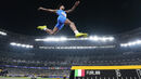 Mattia Furlani, campeão do Mundo de salto em comprimento