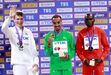 Isaac Nader com os outros medalhados no pódio