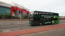 Autocarro da Paddy Power critica Manchester United perto de Old Trafford