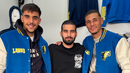 Diogo Monteiro e Dylan Nandín na Feira das Colheitas