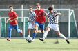 Jogadores em ação durante a partida