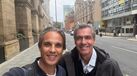 Nuno Gomes e Noronha Lopes em Manchester