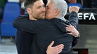 Xabi Alonso e José Mourinho