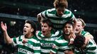 Jogadores do Sporting festejam vitória contra o Moreirense por 3-0
