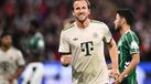 Kane sorri após vitória do Bayern Munique contra o Werder Bremen
