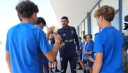 Lucho González cumprimentou os convidados especiais