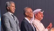 Carlos Ramjanali, CEO WAKO PRO, Ishi Kancho, fundador K1GP, e Ali Bin Ali Khou, da Federacao de kickboxing e muay thai dos Emirados Arabes Unidos