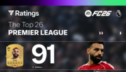 EA SPORTS FC 26: Premier League Ratings