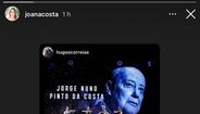 A publicação de Joana Pinto da Costa