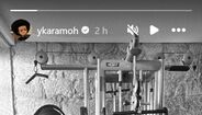 Karamoh partilhou imagem nas redes sociais