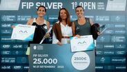 Ana Catarina Nogueira e Melania Merino vencem o FIP Silver Lisboa Racket Centre