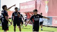 Gonçalo Moreira treina com a equipa principal do Benfica