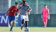 Jogadores em ação durante a partida