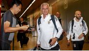 José Mourinho no aeroporto 
