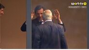 Villas-Boas e Carlos Pinho conversam antes do jogo