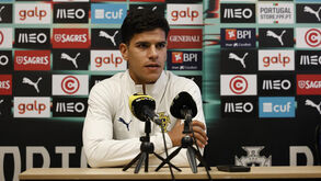 Mateus Fernandes em conferência de imprensa 