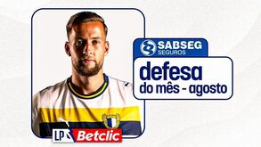 Justin de Haas eleito o melhor defesa da 1.ª Liga no mês de agosto