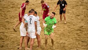 Portugal inicia com derrota a defesa do título na Superfinal de futebol de praia