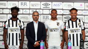 Portimonense apresenta Mateus Santos, Mo Dauda e Edney Silva